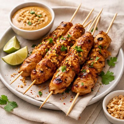 Chicken satay kebab