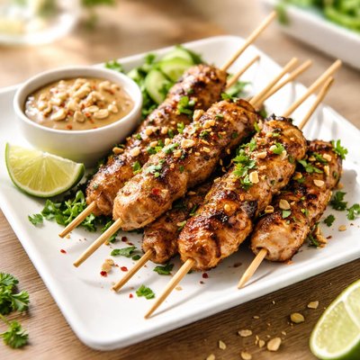 Chicken satay sticks