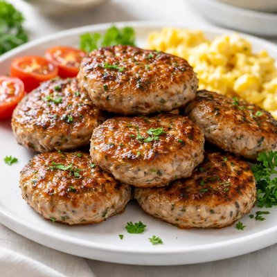 Chicken sausage patties