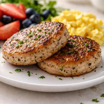 Chicken sausage patty