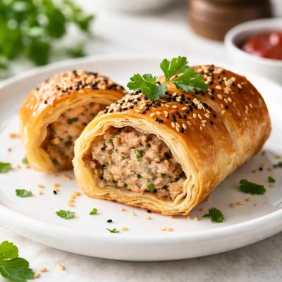 Chicken sausage roll