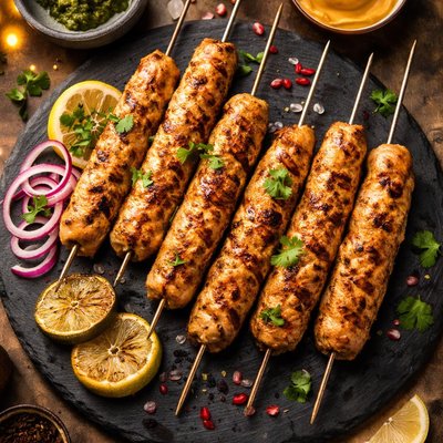 Chicken seekh kabobs