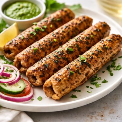 Chicken seekh kebab