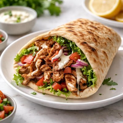 Chicken shawarma sandwich