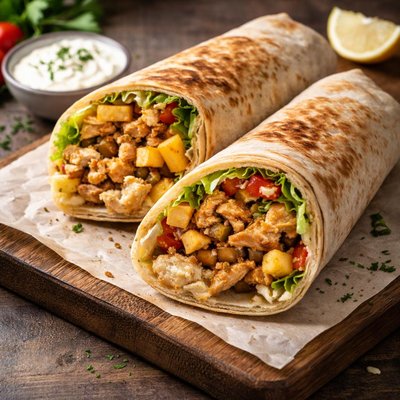 Chicken shawarma shaker from operation falafel