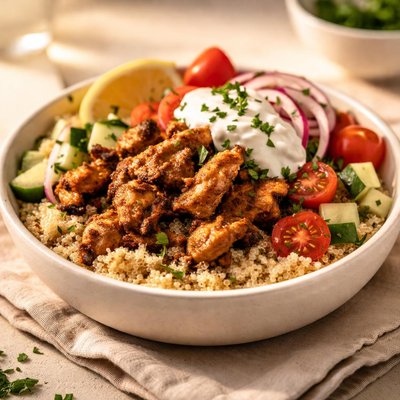 Chicken shwarma quinoa