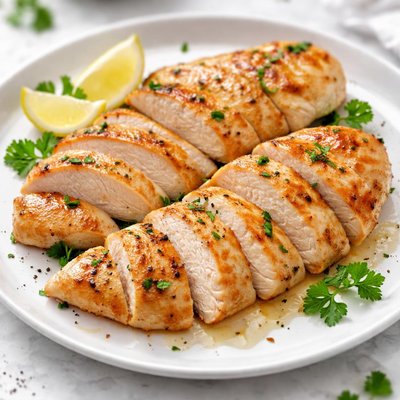 Chicken skinless cooked