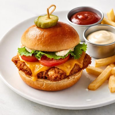 Chicken slider from johnny rockets