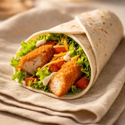 Chicken snack wrap