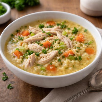 Chicken soup with pastina