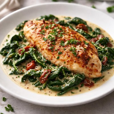 Chicken spinach