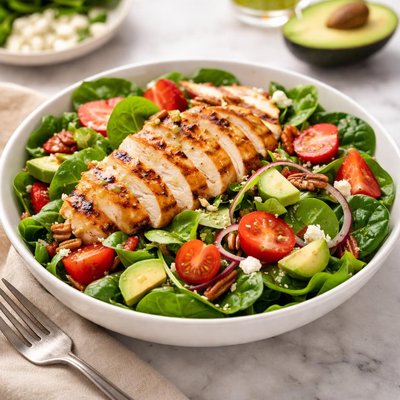 Chicken spinch salad