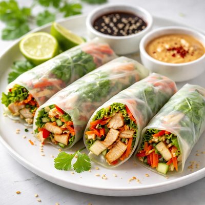 Chicken spring roll