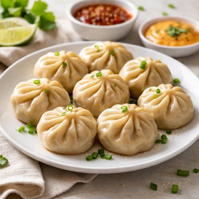 Chicken steamed momo