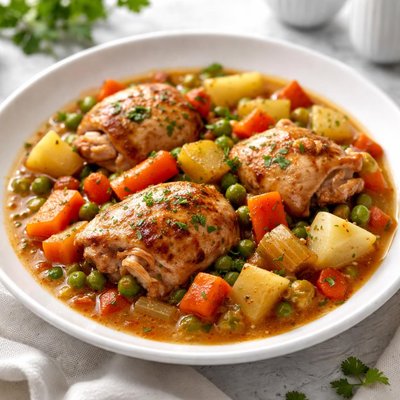 Chicken stew with vegetables