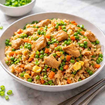 Chicken stir fried rice