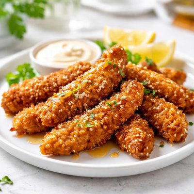 Chicken strips honey