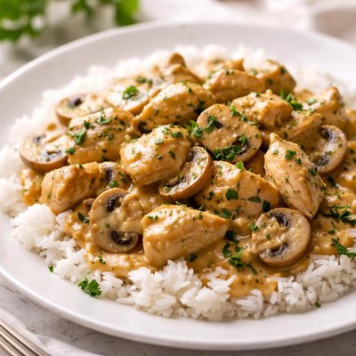 Chicken stroganoff