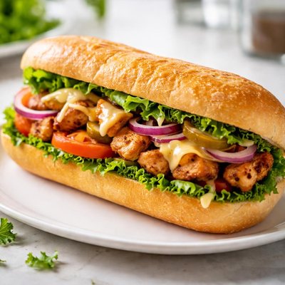 Chicken sub sandwich