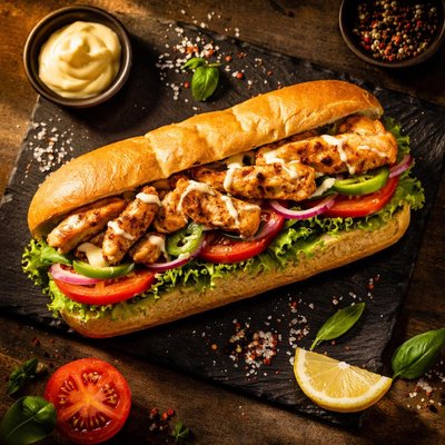 Chicken sub subway