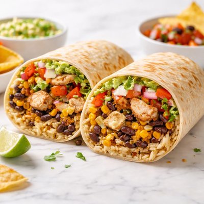 Chicken super burrito