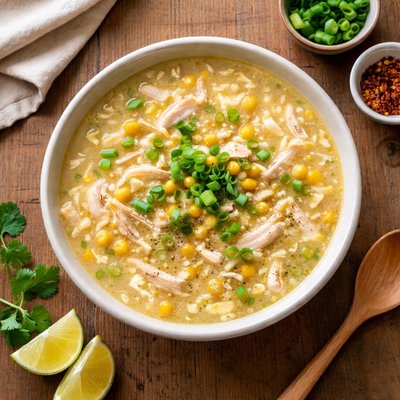 Chicken sweetcorn soup