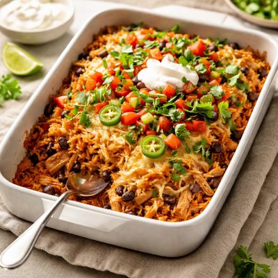 Chicken taco bake