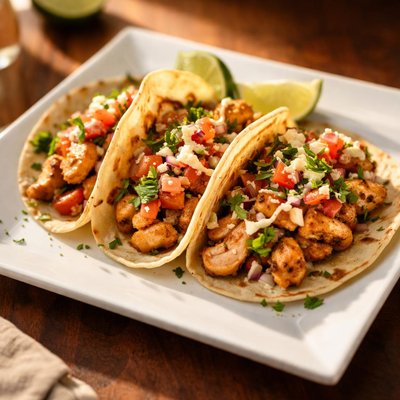 Chicken taqueria taco