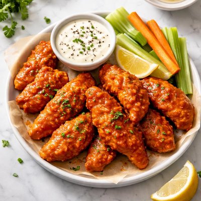 Chicken tender buffalo ingles