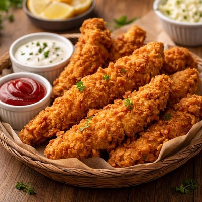 Chicken tender fried