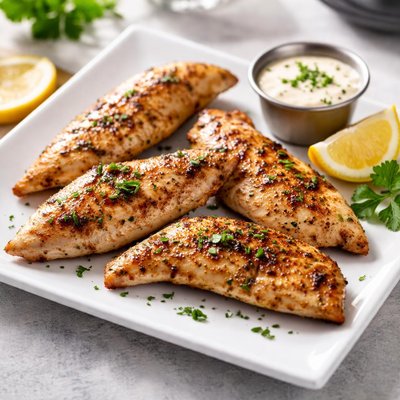 Chicken tender without bread