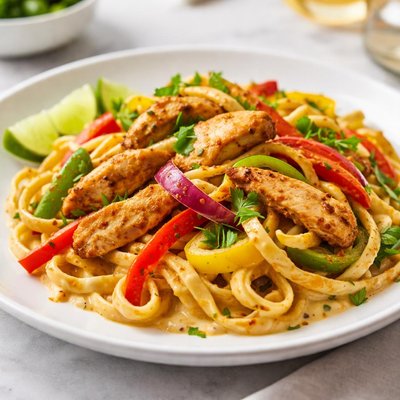 Chicken tequila pasta