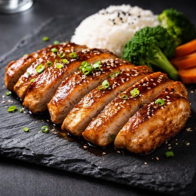 Chicken teriyaki no sauce
