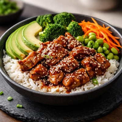 Chicken teriyaki priceless bowl