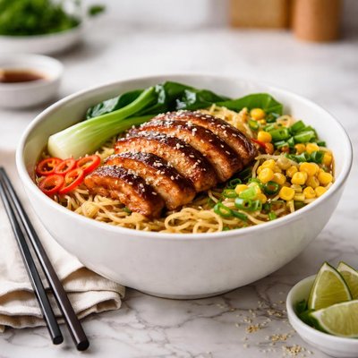 Chicken teriyaki ramen
