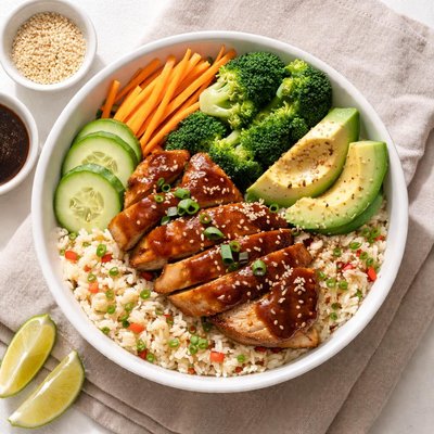 Chicken teriyaki riceless bowl