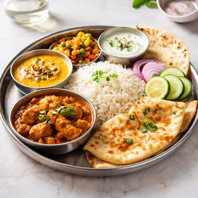 Chicken thali