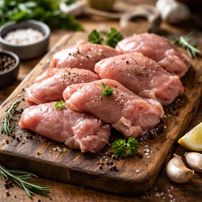 Chicken thiggh boneless skin less