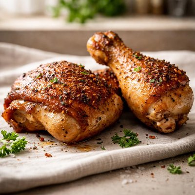 Chicken thigh and chicken leg