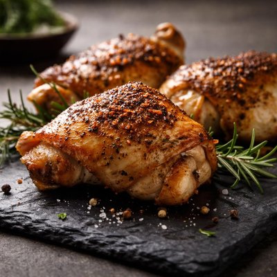 Chicken thigh bone in