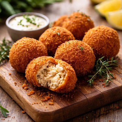 Chicken thigh cromesquis