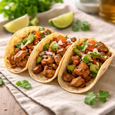 Chicken thigh tacos