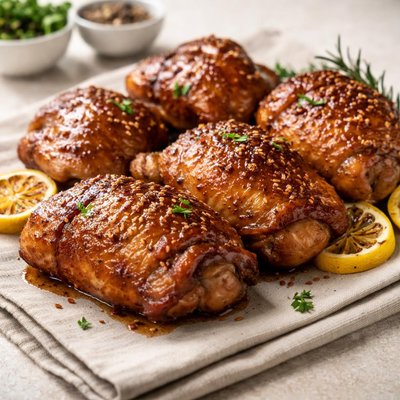 Chicken thigh toasted