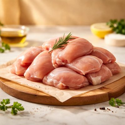 Chicken thigh with no skin or fat