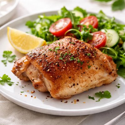 Chicken thigh with skin