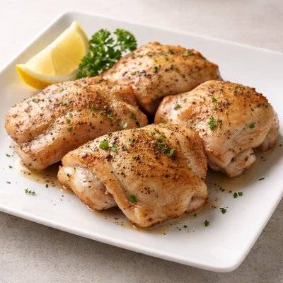 Chicken thighs no skin