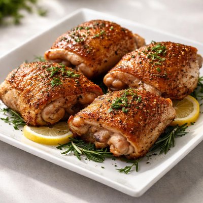 Chicken thighs with skin