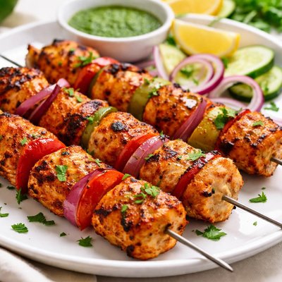Chicken tikka kebab