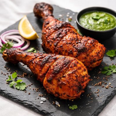 Chicken tikka leg piece