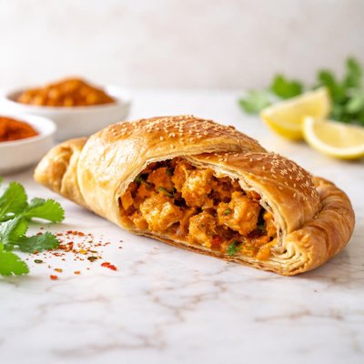 Chicken tikka pasty
